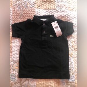 Lacoste Kids Polo Shirt in Black